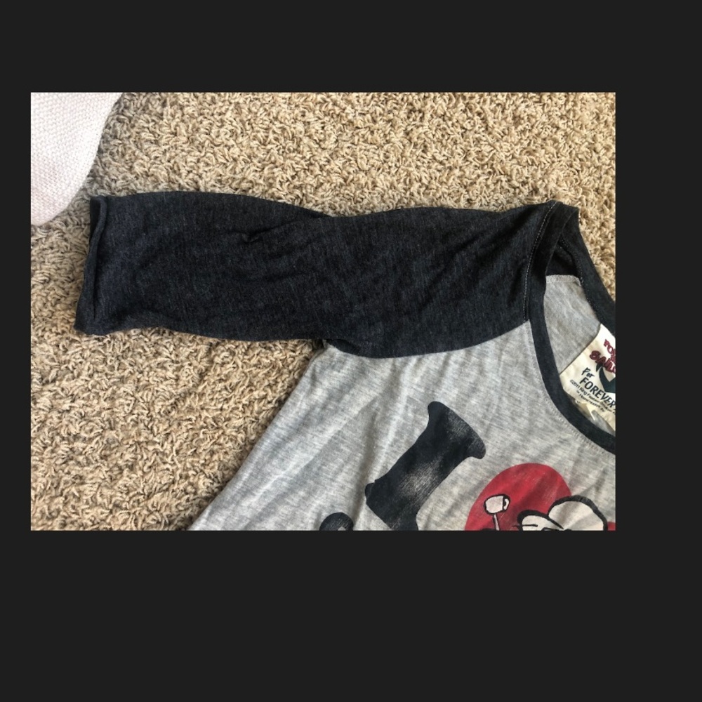 F21 Popeye baseball tea Sz M - Picture 4 of 7